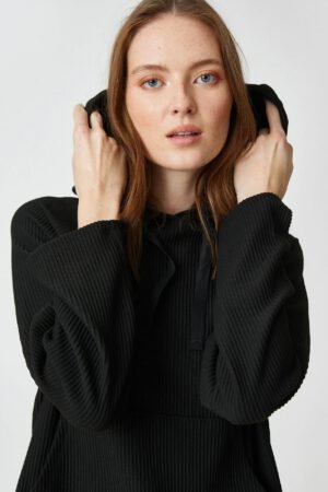 Hooded Sweatshirt With Kangaroo Pocket