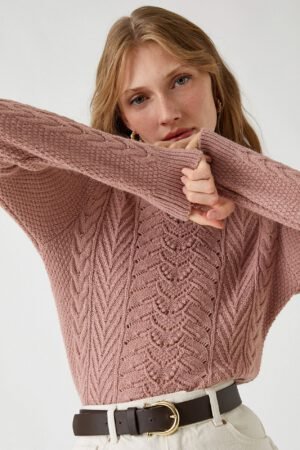 Knitted Detailed Sweater